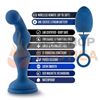 Vibrador anal con carga usb y control inalambrico